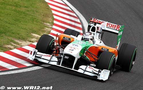 Aucune Force India à l'arrivée