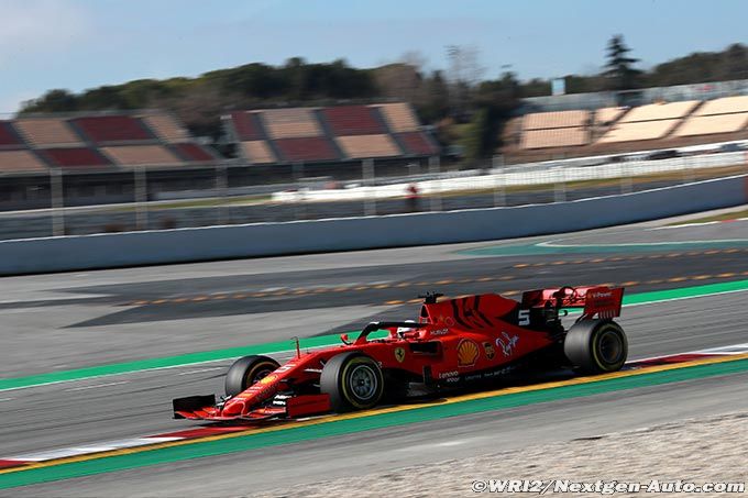 Vettel se réjouit d'une Ferrari