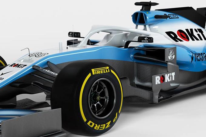 2019 Williams car not yet in Barcelona
