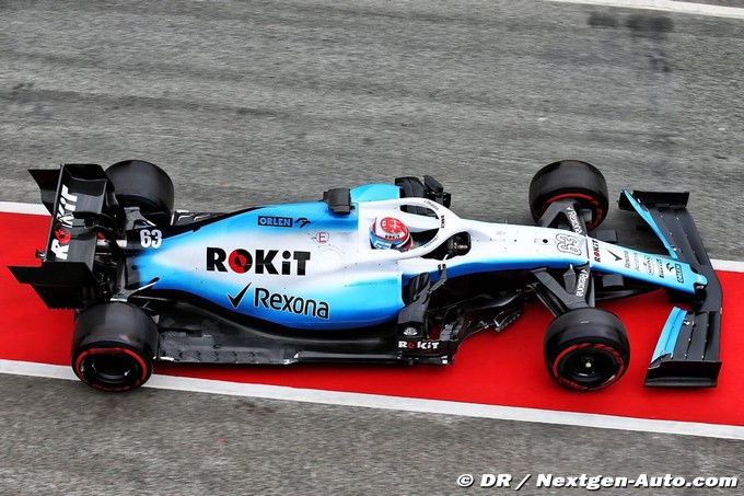La Williams FW42 a enfin pris la piste !