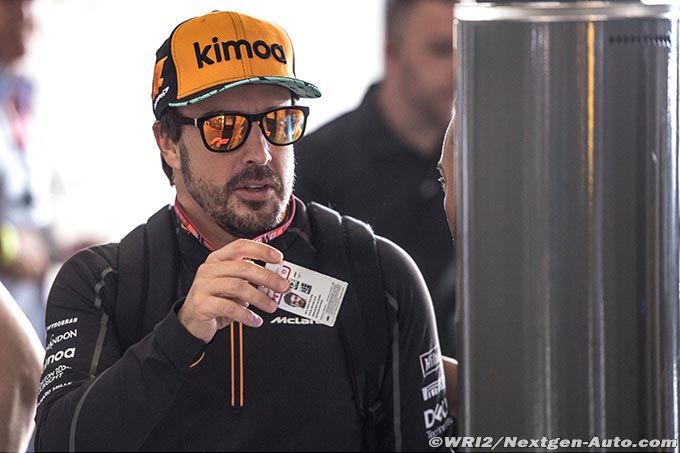 Alonso 'not at all' missing