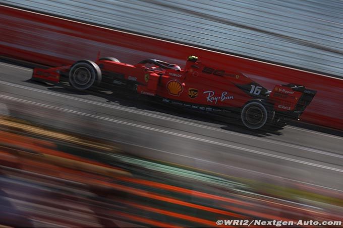 Leclerc assure que Ferrari ne panique