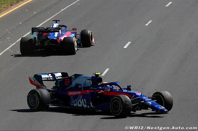 Kvyat plutôt performant, Albon (…)