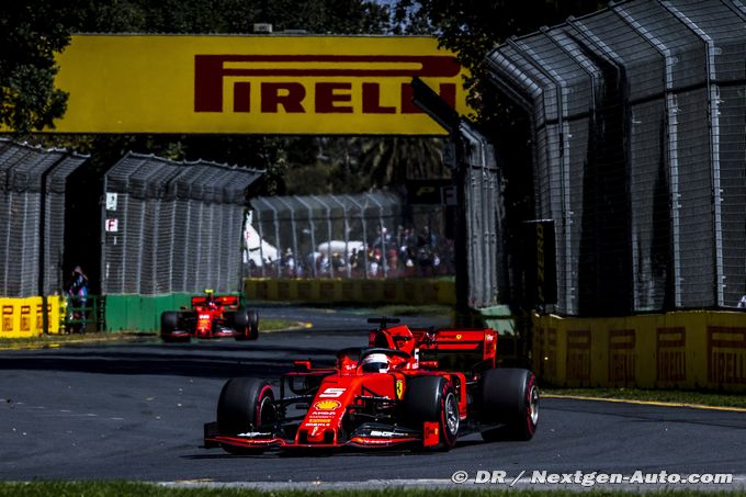 Vettel est désagréablement surpris