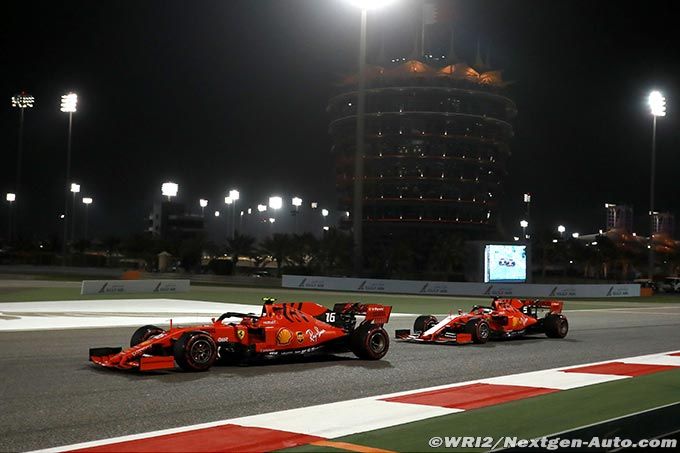 Leclerc ignored team order by passing