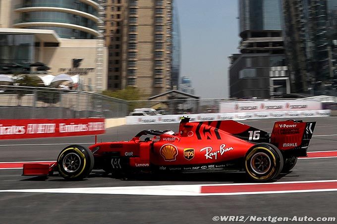 Baku, FP2: Leclerc tops incident-packed