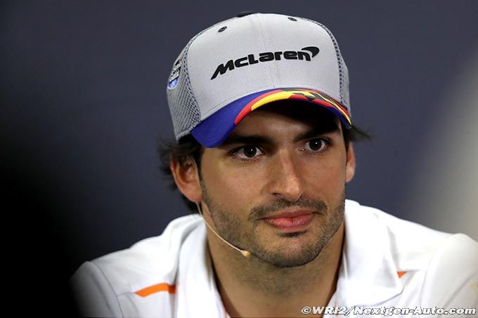 Sainz ne veut plus de l'étiquette