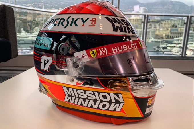 Un casque spécial pour Leclerc à Monaco