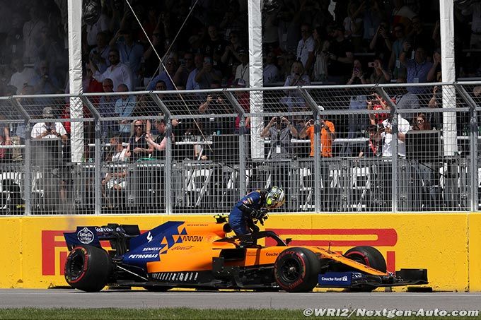 McLaren est sortie des points au Canada