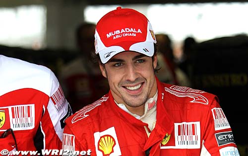 Alonso est heureux avec Ferrari