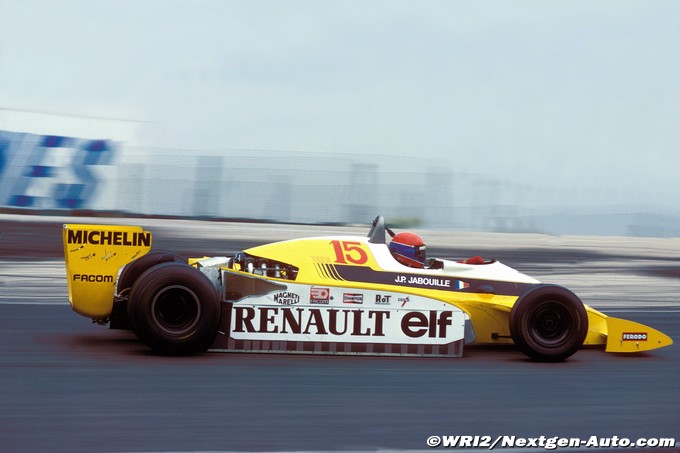 La Renault RS10 de 1979 en démonstration