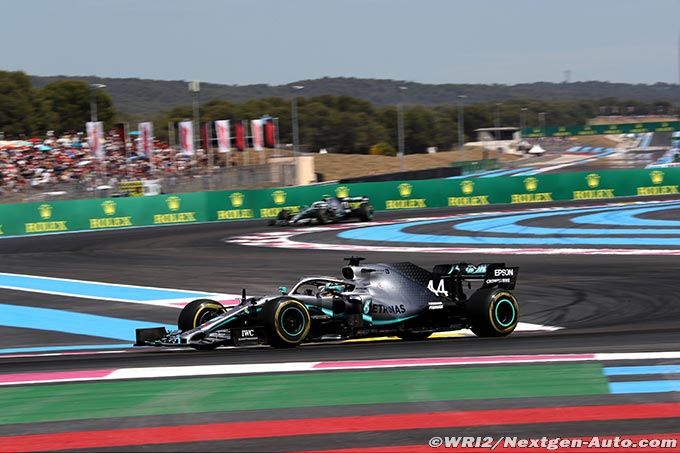 Hamilton revient sur sa course en France