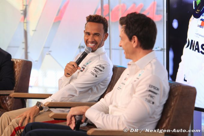 Hamilton not sure Wolff should be F1 CEO