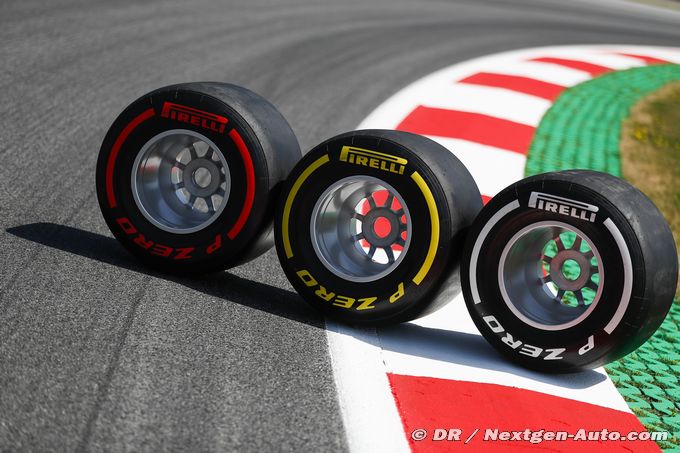 Pirelli annonce les gommes sélectionnées