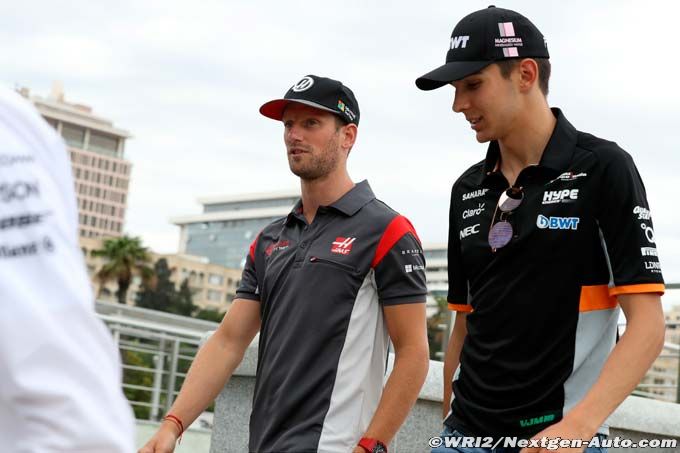 Grosjean remplacé par Ocon à Hockenheim