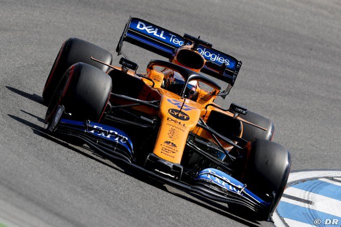 Sainz va en Q3, Norris cale en Q1