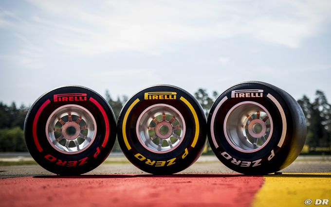 Pirelli annonce les gommes sélectionnées