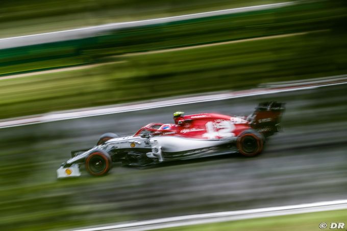 Enfin proche de Raikkonen, Giovinazzi se