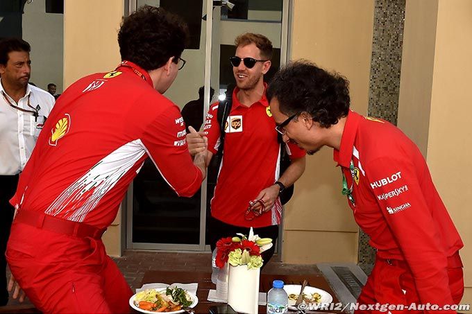 Vettel : Binotto donne le bon leadership