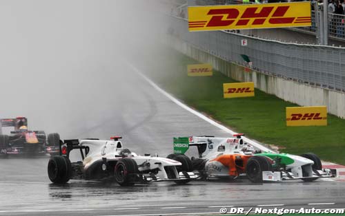 Pénalités pour Sutil et Buemi