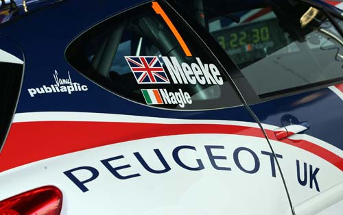 Meeke pays tribute to Peugeot
