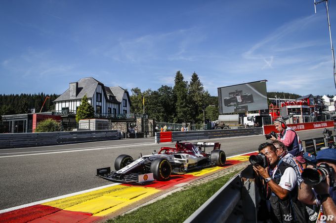 Qualifié huitième, Räikkönen s'élan