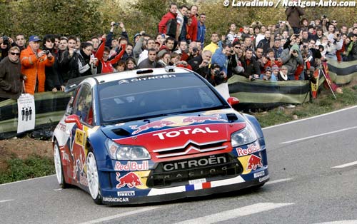 Loeb vainqueur du rallye d'Espagne