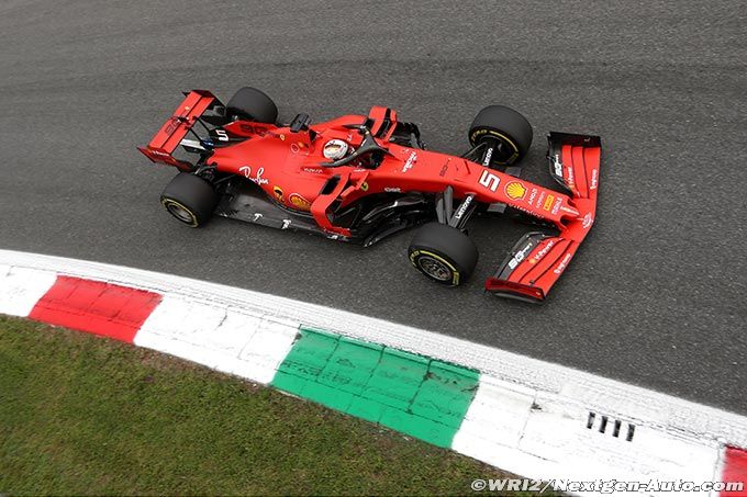 Monza, FP3: Vettel edges Verstappen in