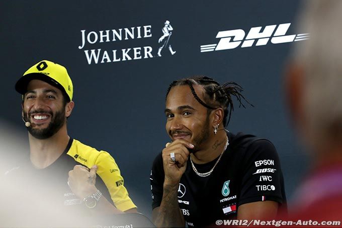 Ricciardo : Lewis, un gars cool mais (…)
