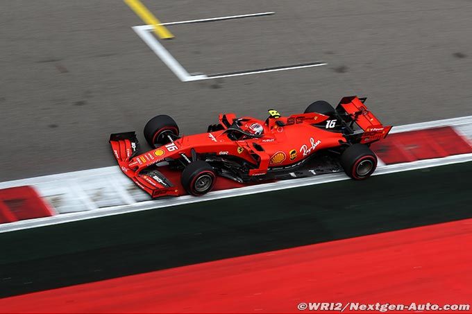 Leclerc on pole, Hamilton 2nd at Sotchi