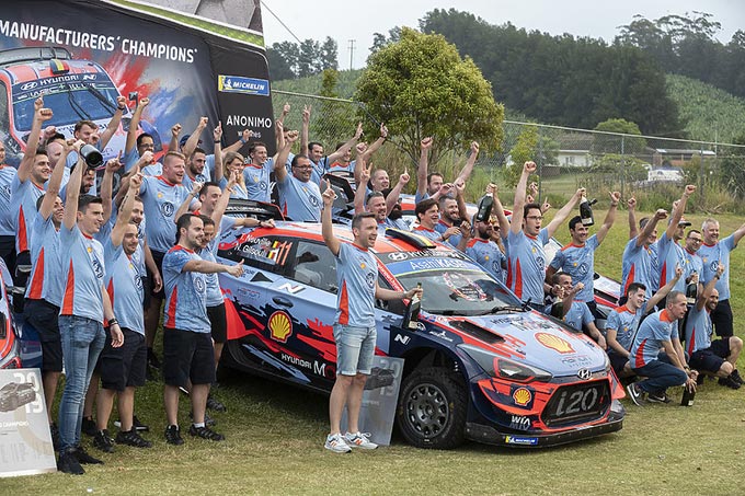 Hyundai celebrates its maiden title