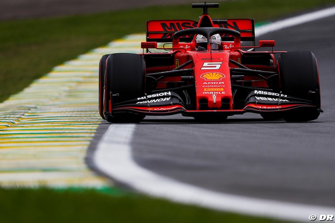 Interlagos, FP2: Vettel heads Ferrari