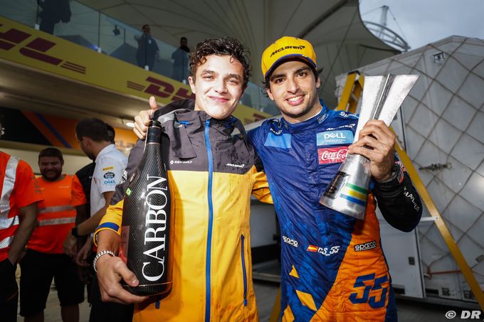 Sainz : La relation avec Norris (…)