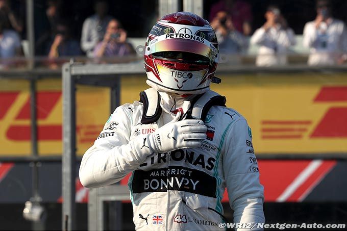 Hamilton élu pilote de F1 de l'anné