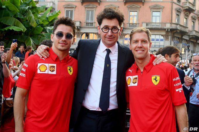 Binotto : Gérer Vettel et Leclerc (…)