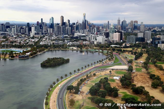 Le GP d'Australie ne s'inquièt