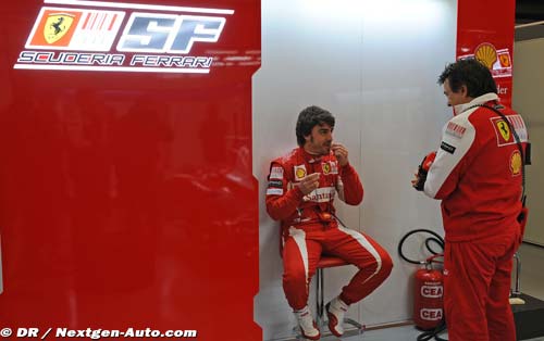 Alonso : Ma Ferrari est bien meilleure