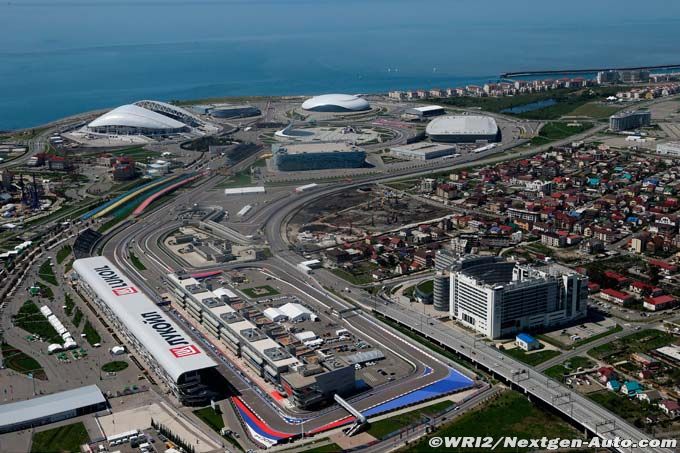 Le circuit de Sotchi refuse d'insta