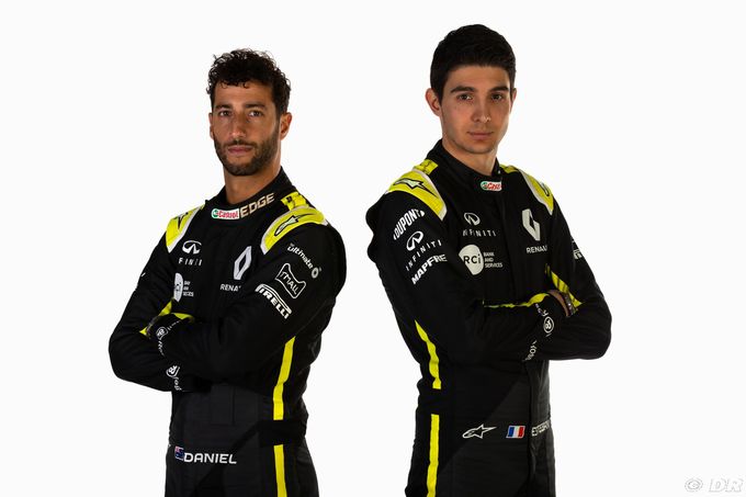 Ricciardo et Ocon ne s'inquiètent
