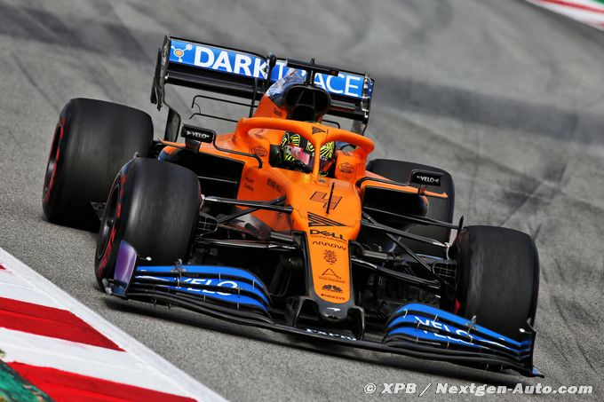 Norris craint que la McLaren n'ait