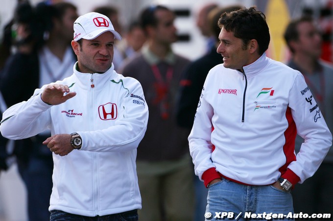 Barrichello et Fisichella rouleront (…)