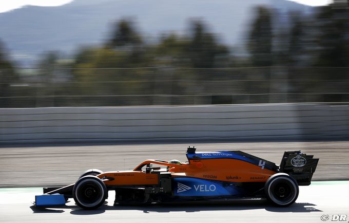 Les pilotes McLaren F1 entre impatience