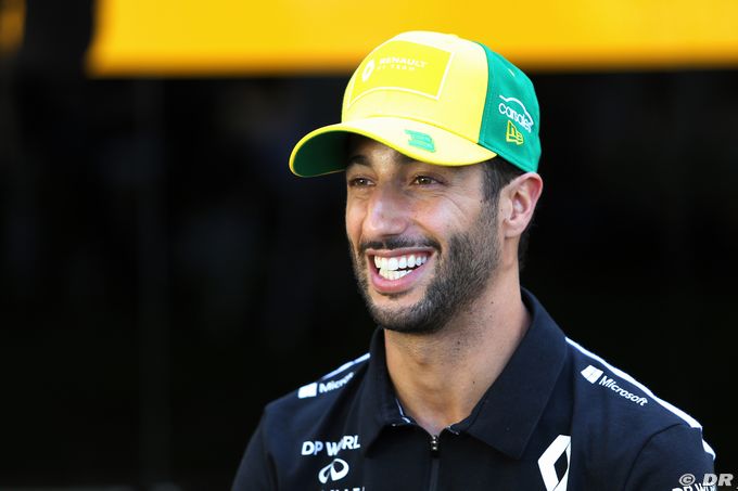 Ricciardo apprécie sa vie en confinement