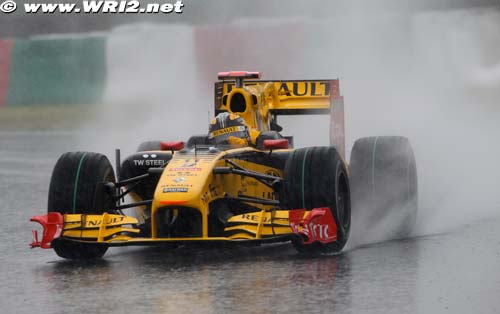 Kubica a le dernier mot sous la pluie