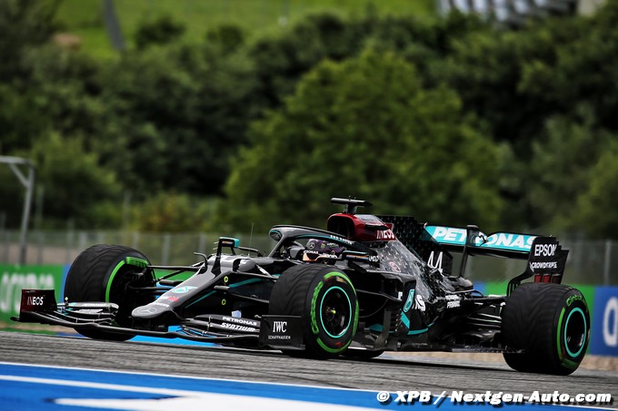 Spielberg, EL1 : Hamilton et Mercedes