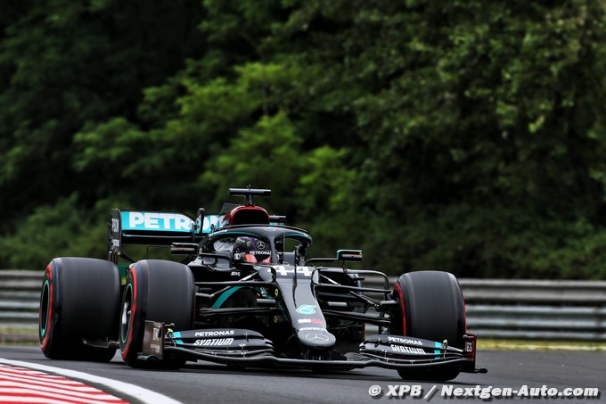 Hongrie, EL1 : Hamilton et Bottas (…)