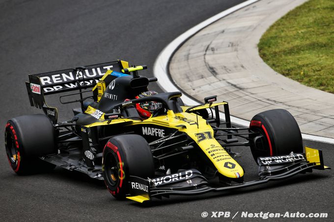 Renault F1 ne passe pas en Q3 en Hongrie