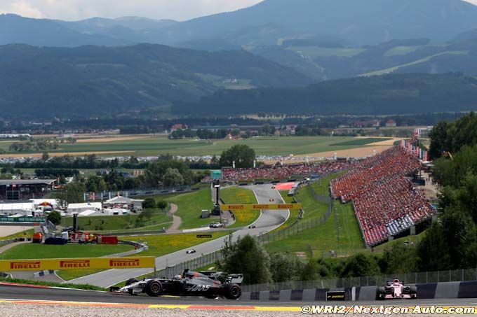 Le Red Bull Ring est proche d'un