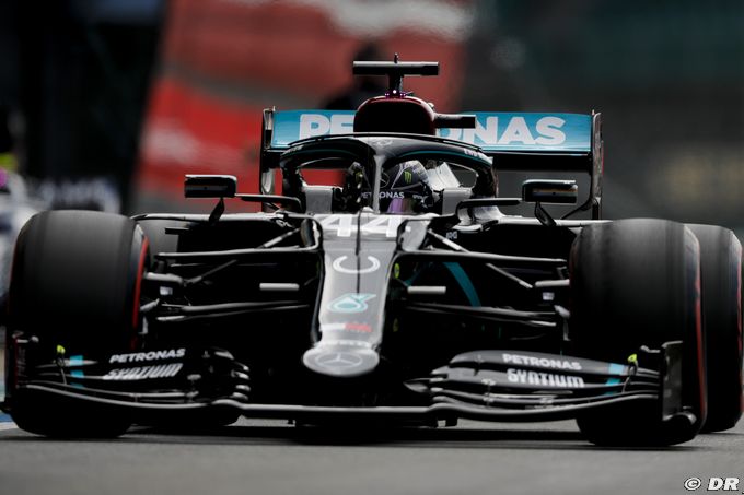 Hamilton sauve la 2e place de justesse