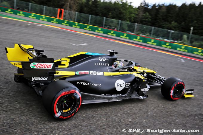 Sous la pluie ou sur le sec, Renault F1